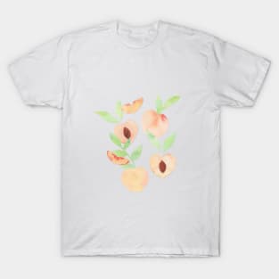 Watercolor Peaches T-Shirt